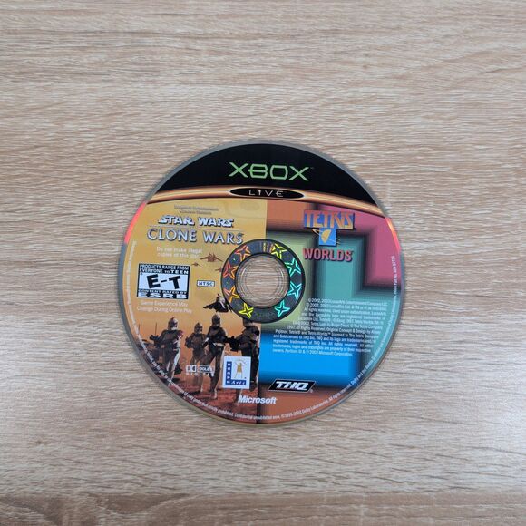 Star Wars: The Clone Wars / Tetris Worlds – Combo Disc – Disc Only – UNTESTED - Picture 1 of 2